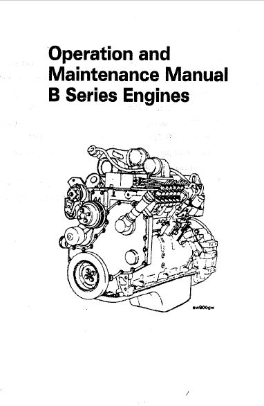Manual operacion y mantenimiento CUMMINS Engine